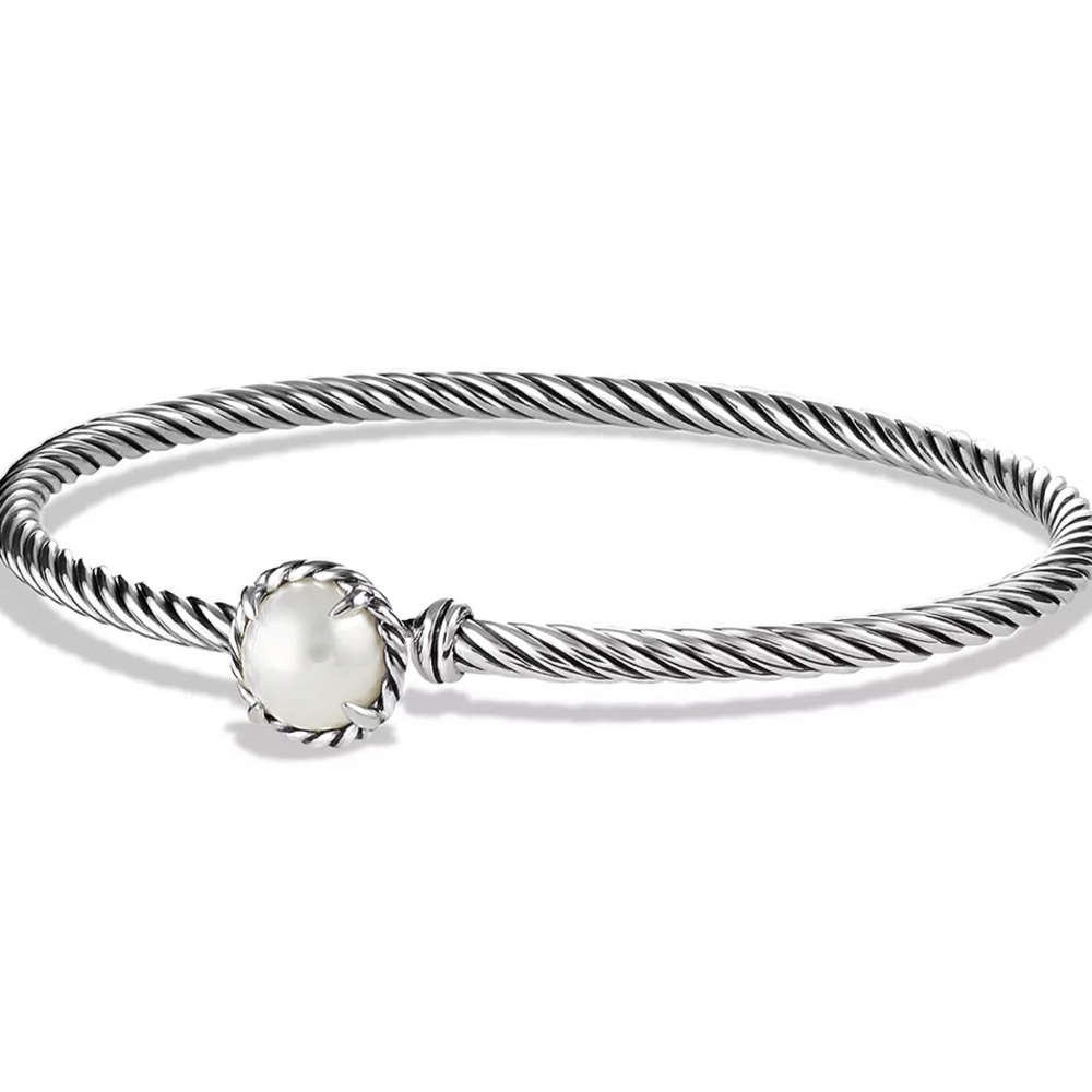 David Yurman Bracelet with Cultured Freshwater Pearl